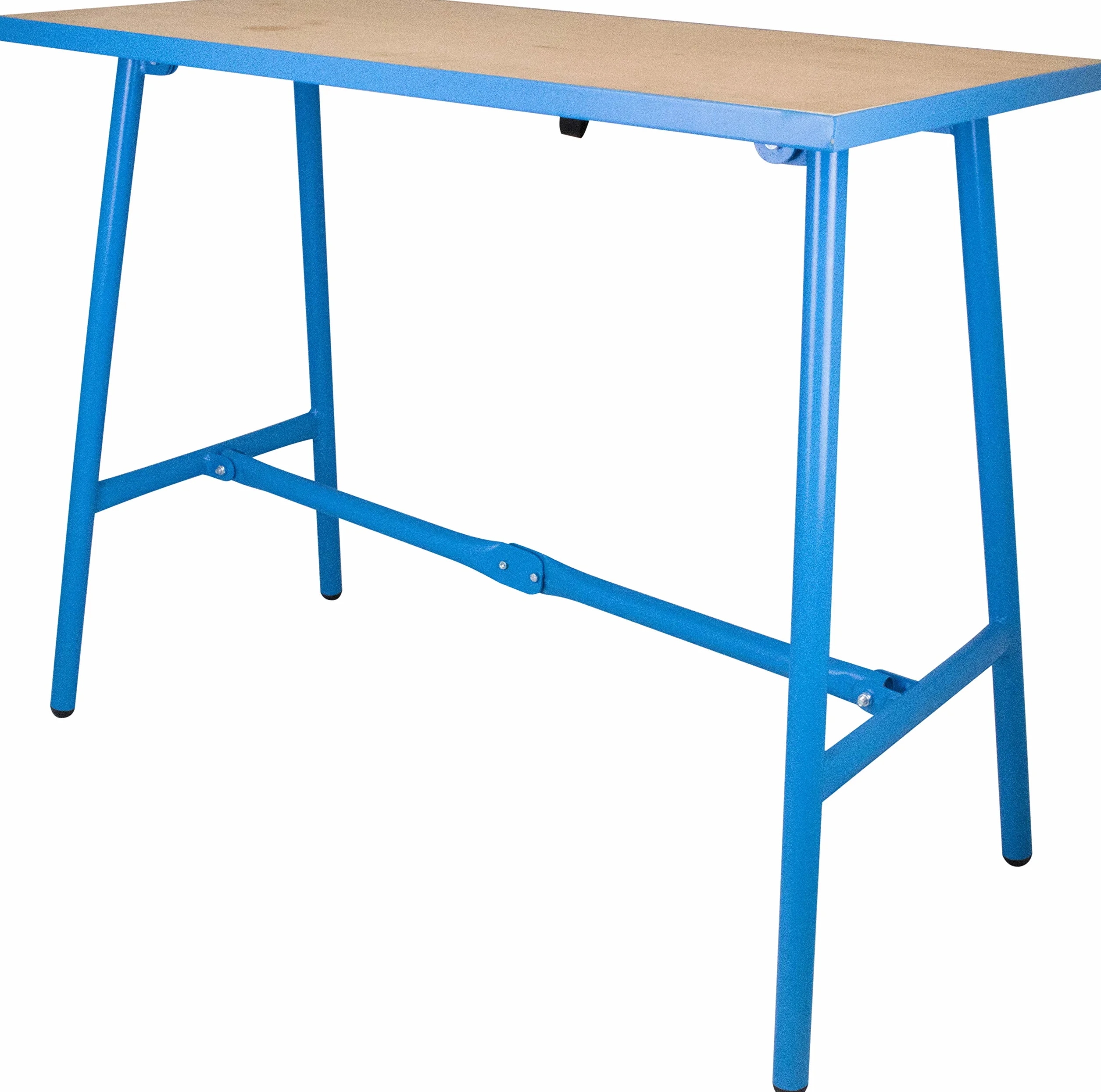 Güde Klappwerkbank GWB 100/50F (150 kg max. Belastung, 101 x 50 cm Arbeitsfläche, hochwertige Tischplatte mit umlaufender Stahlkante, stabile Rohrkonstruktion)