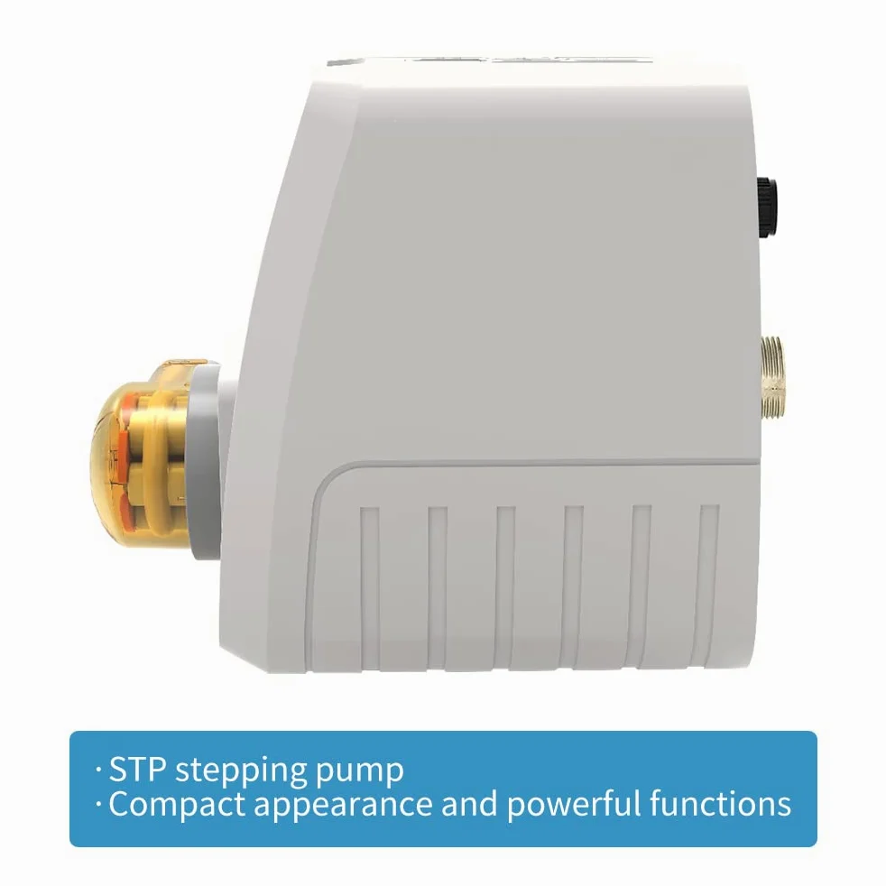Kamoer M1-STP Intelligente Peristaltikpumpe, 24 V, verstellbarer Schrittmotor, Flüssigkeitsdosierpumpe mit niedriger Durchflussmenge, programmierbar, mit Steuerung für Laboraquarien, 0-88 ml/min