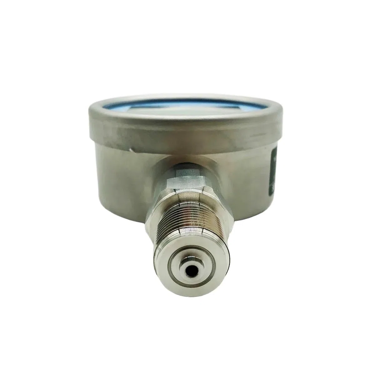 Digitales Manometer aus Edelstahl, NPT 1–8, 80 mm Membran-Manometer mit Hintergrundbeleuchtung(0-1.6Mpa)