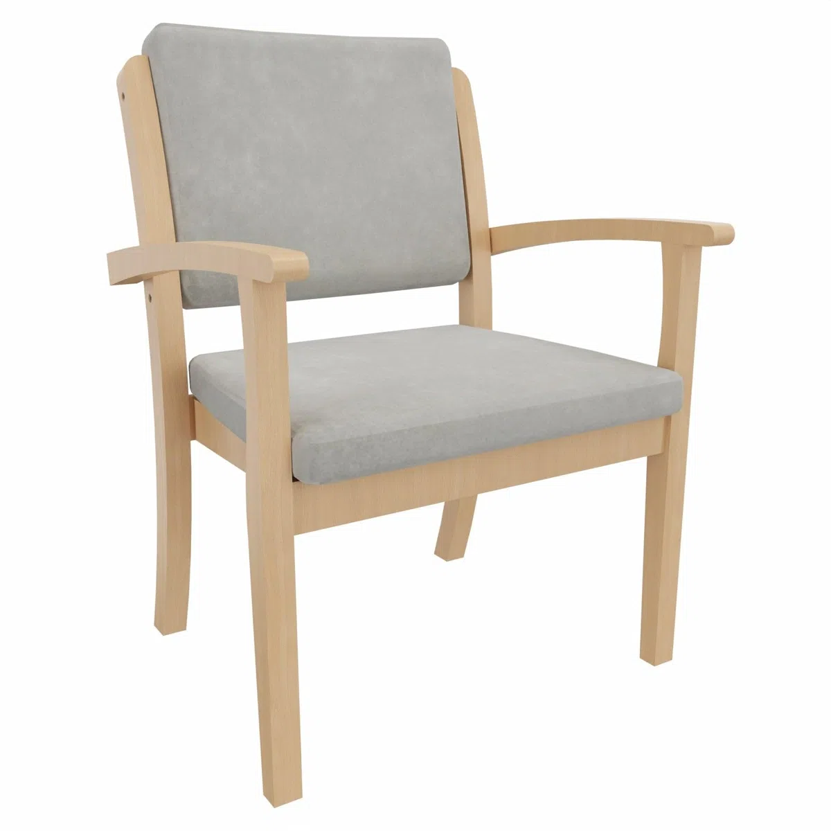 Schwerlaststuhl Alexander XXL – Stuhl mit Armlehnen für Schwergewichtige bis 250 kg – 52cm Sitzhöhe