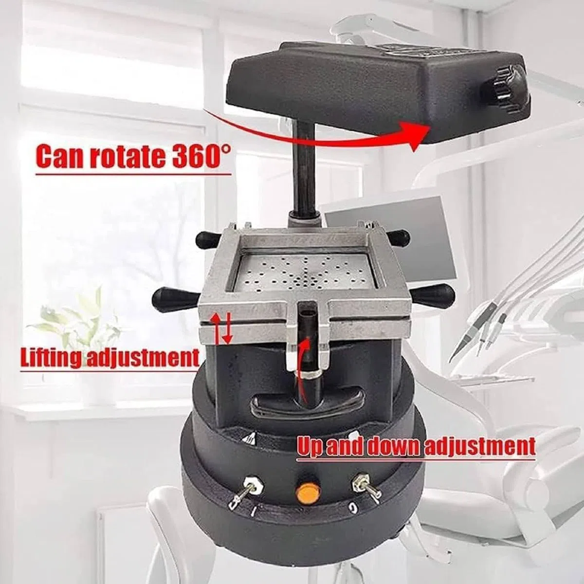 Dental-Laminiermaschine, Vakuum-Thermform-Laborausrüstung, Wärmeformgerät für Laborgebrauch, professionelle Umformmaschine
