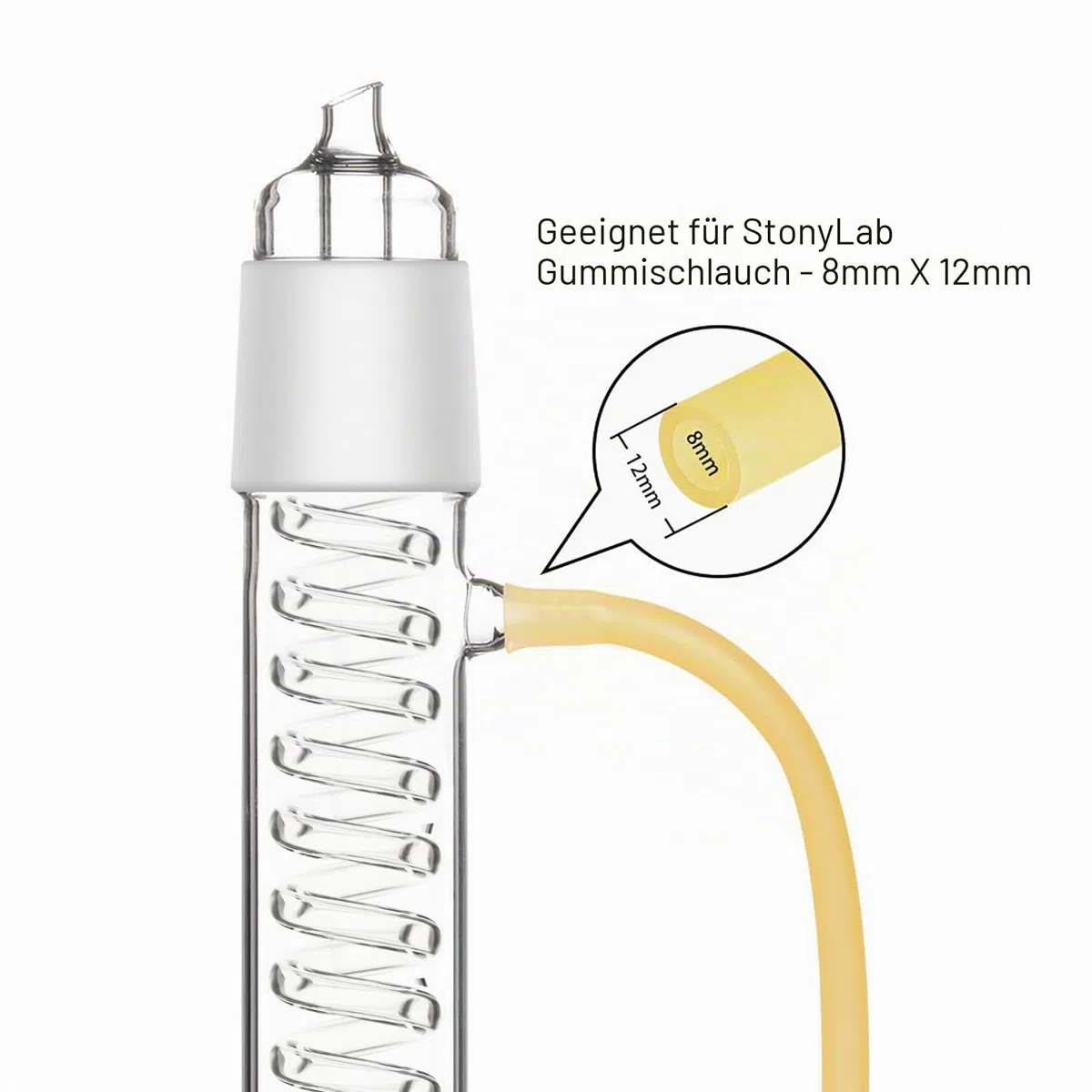 stonylab Soxhlet-Typ Extraktionskit, Borosilikatglas 40/38 Soxhlet Extraktor mit Graham Kondensator und Zwei 250 ml 24/40 Flachbodenkolben für Extraktionsprozesse