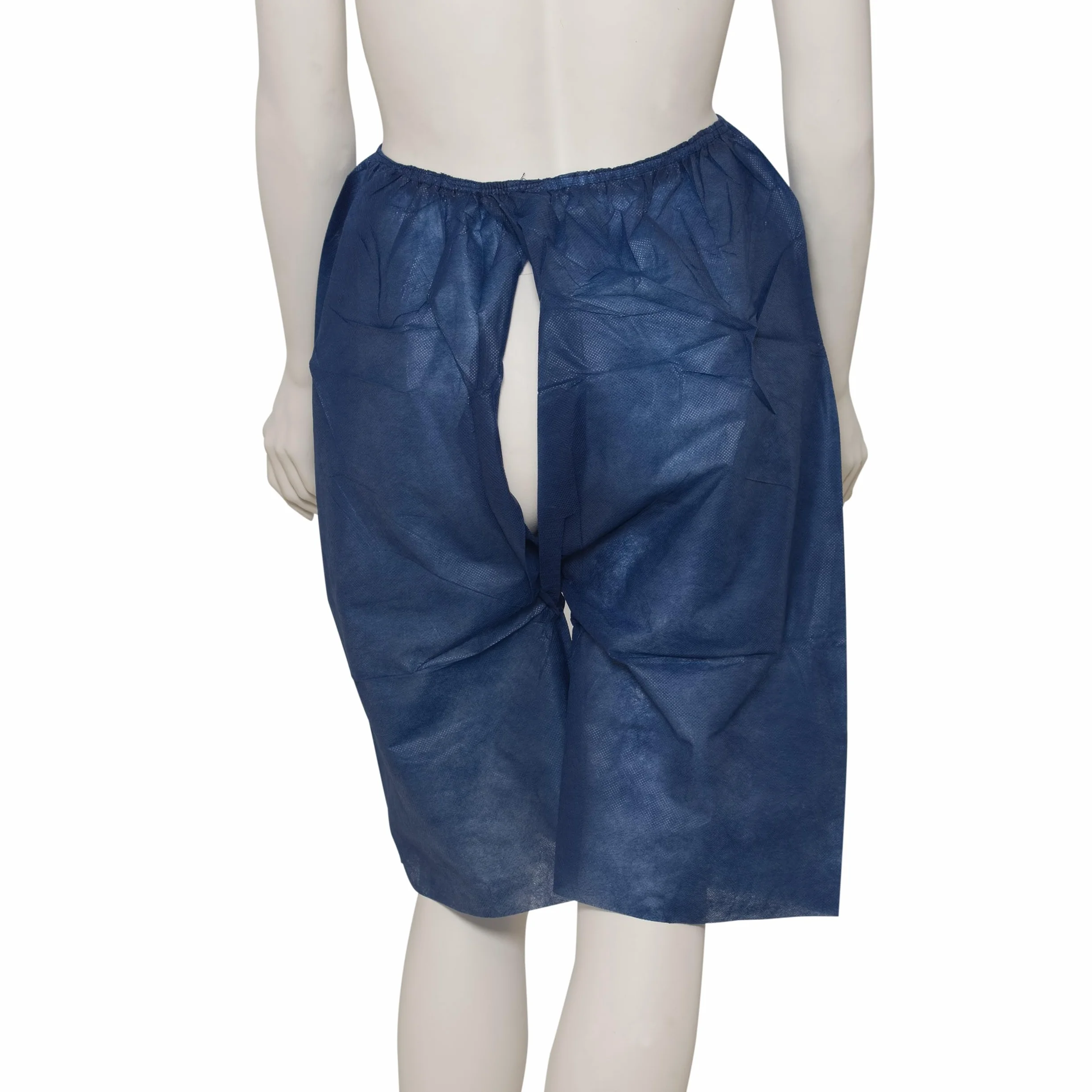 100 Stück Einweghose - Shorts - Koloskopie-Hose - Dunkelblau - Größe XL (Einmalhose, colonoscopy shorts, surgical pants, Einmal-Koloskopie-Untersuchungshosen)