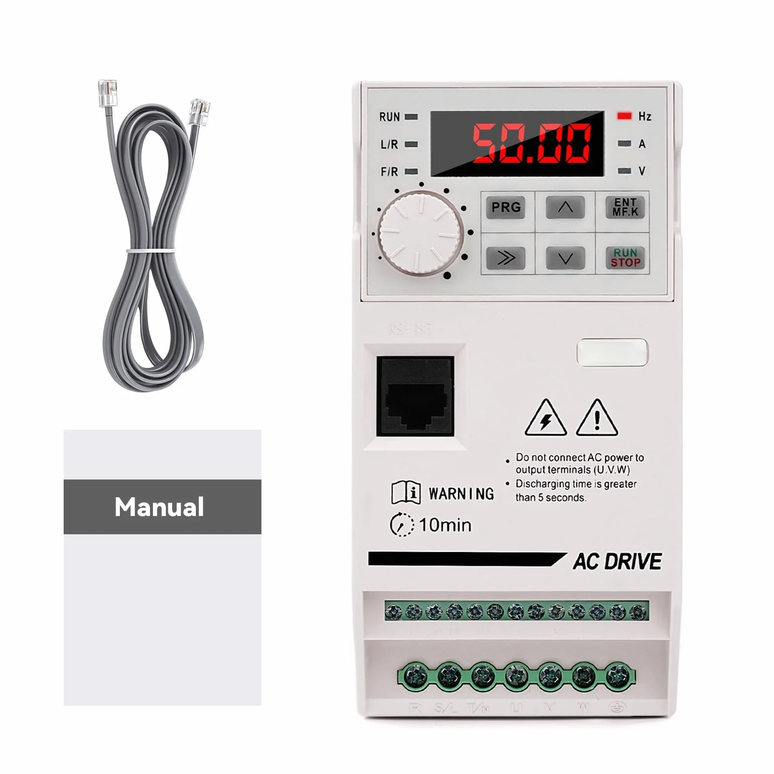 Frequenzumrichter 2,2KW Variateur de Fréquence Einphasiger 220V-Eingang Dreiphasiger 380V-Ausgang CNC-Frequenzumrichter VFD Antriebsumrichter für Ventilatoren, Wasserpumpen