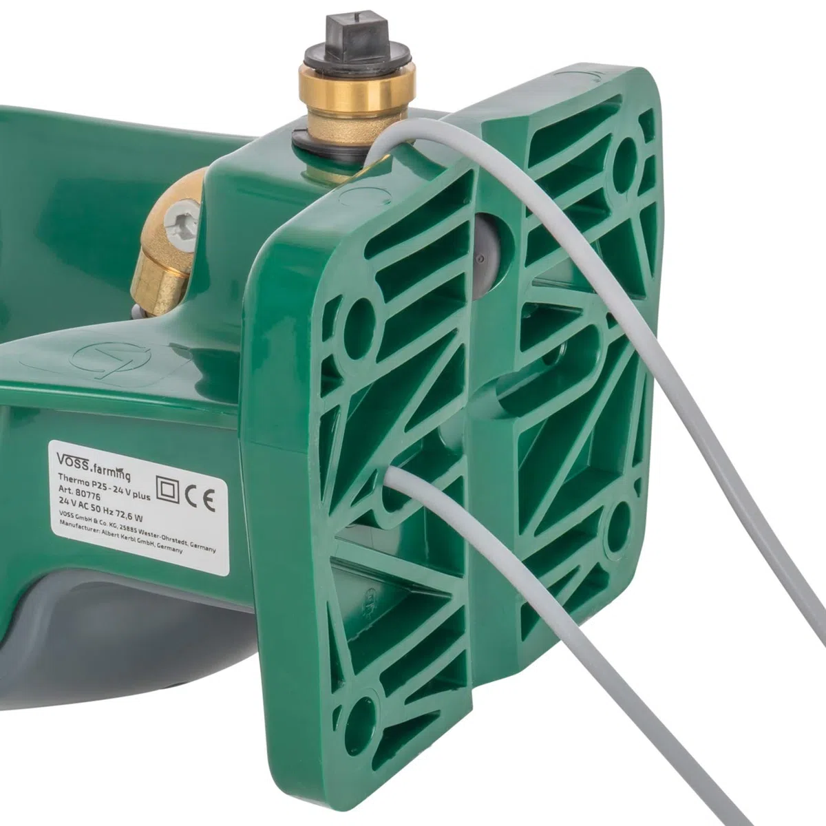 VOSS.farming beheizte Tränke Thermo P25-24V Plus, 72 Watt, 24V, automatisches Thermostat, Spezialkunststoff, Frostschutz Pferd Rind Pferdetränke Rindertränke Selbsttränke