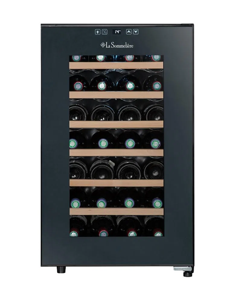 La Sommeliere - Ultra-leiser Hybrid-Weinkühlschrank LS28SILENCE 28 Flaschen