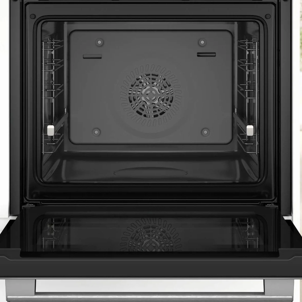 Bosch, Backofen, Serie 6, AirFry-Funktion, weiß, HBG536EW4 | Gesünderes Kochen für die ganze Familie mit knusprigen und köstlichen Ergebnissen.