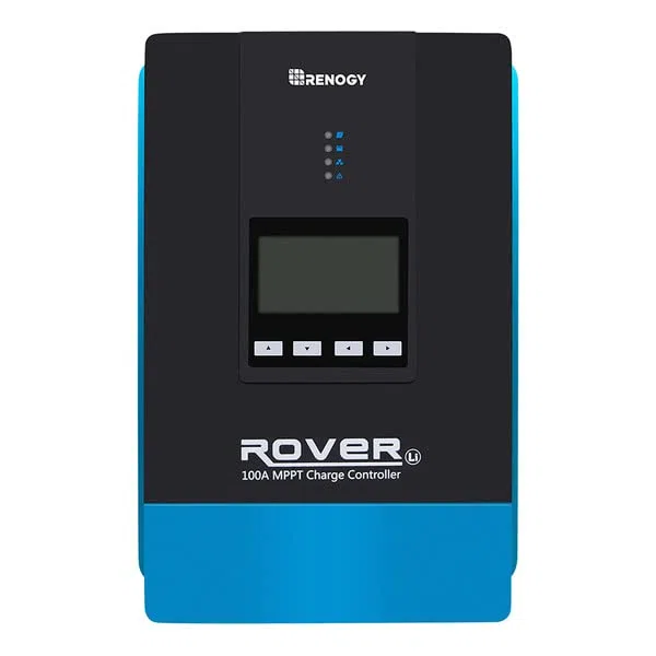 Renogy 100A MPPT Laderegler, 12/24/36/48 V Solarladeregler Solarmodul Solarpanel Solar-Laderegler mit LCD-Bildschirm, für AGM, Gel und Lithium Batterien