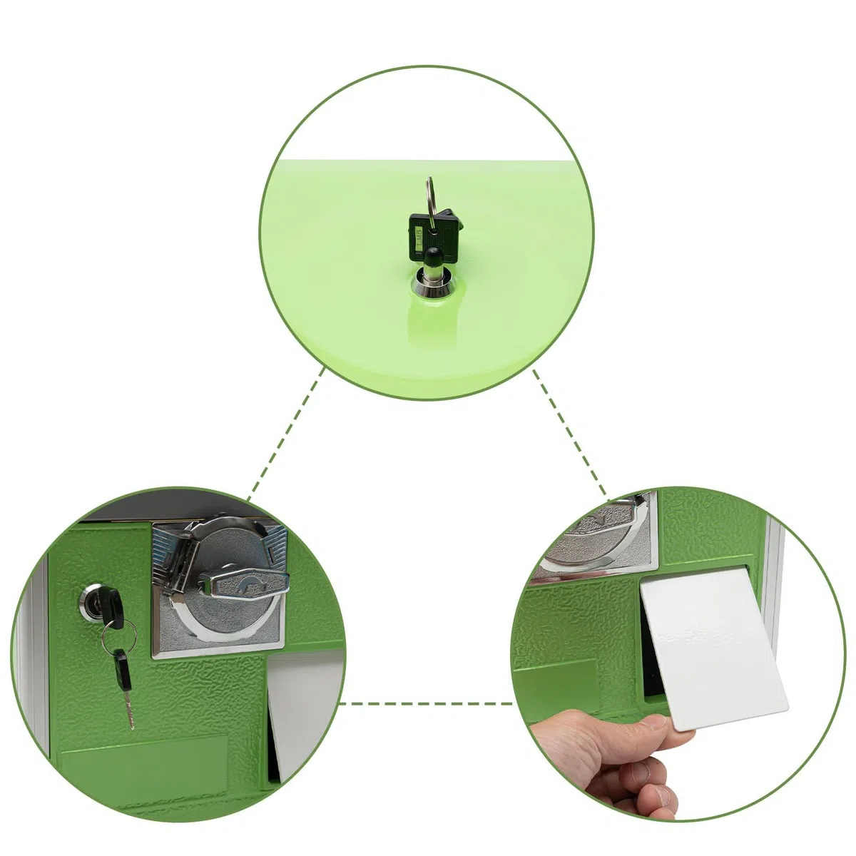 Verkaufsautomat, Süßigkeitenautomat, kommerzieller Kaugummiautomat, Stabiler Verkaufsautomatenspender für Supermarkt, Park, Spielplatz, Urlaub,Green