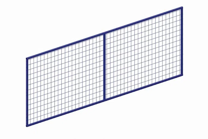 hinten Gitter für mehrere, Länge 2700 x 500 mm