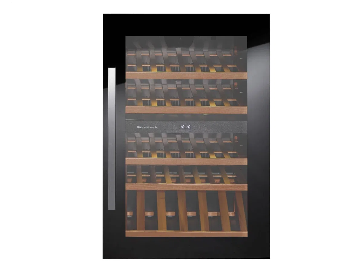 Küppersbusch FWK 2800.0 S3 K-Series 8 Einbau Weinklimaschrank Schwarz/Silver Chrome