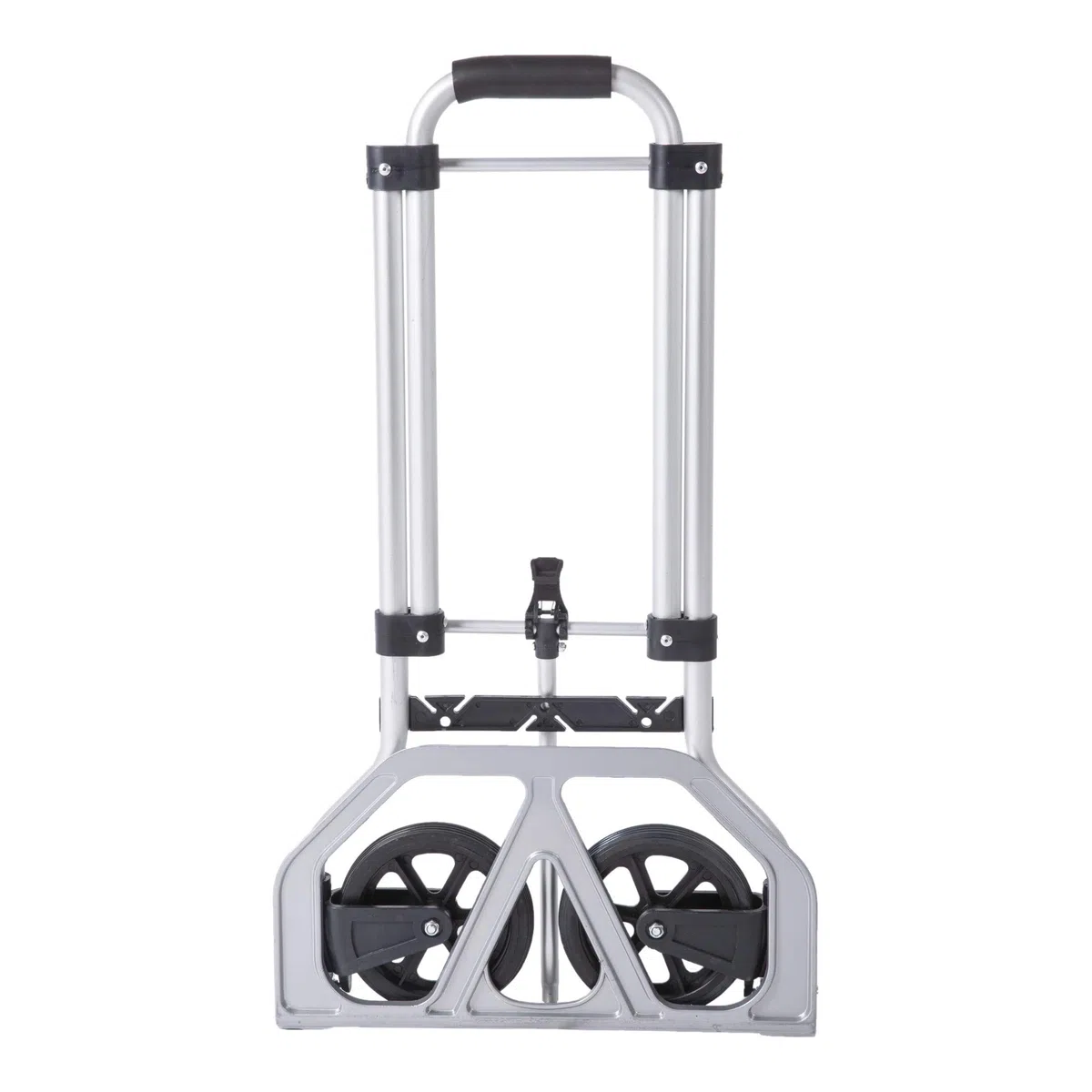 STIER Sackkarre Basic, klappbares Modell, Tragfähigkeit bis 45 kg, aus Aluminium, ideal für Transportaufgaben, mit Vollgummi-Bereifung, leicht und handlich