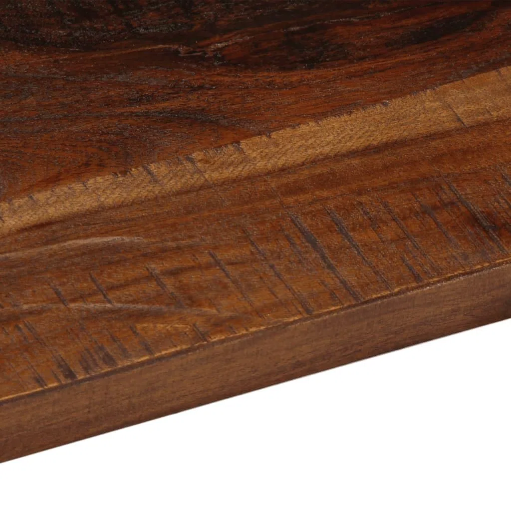 vidaXL Tischplatte, Holzplatte Rechteckig, Massivholzplatte für Tisch Esstisch Couchtisch, Ersatztischplatte, 160x20x2,5cm Altholz Massiv