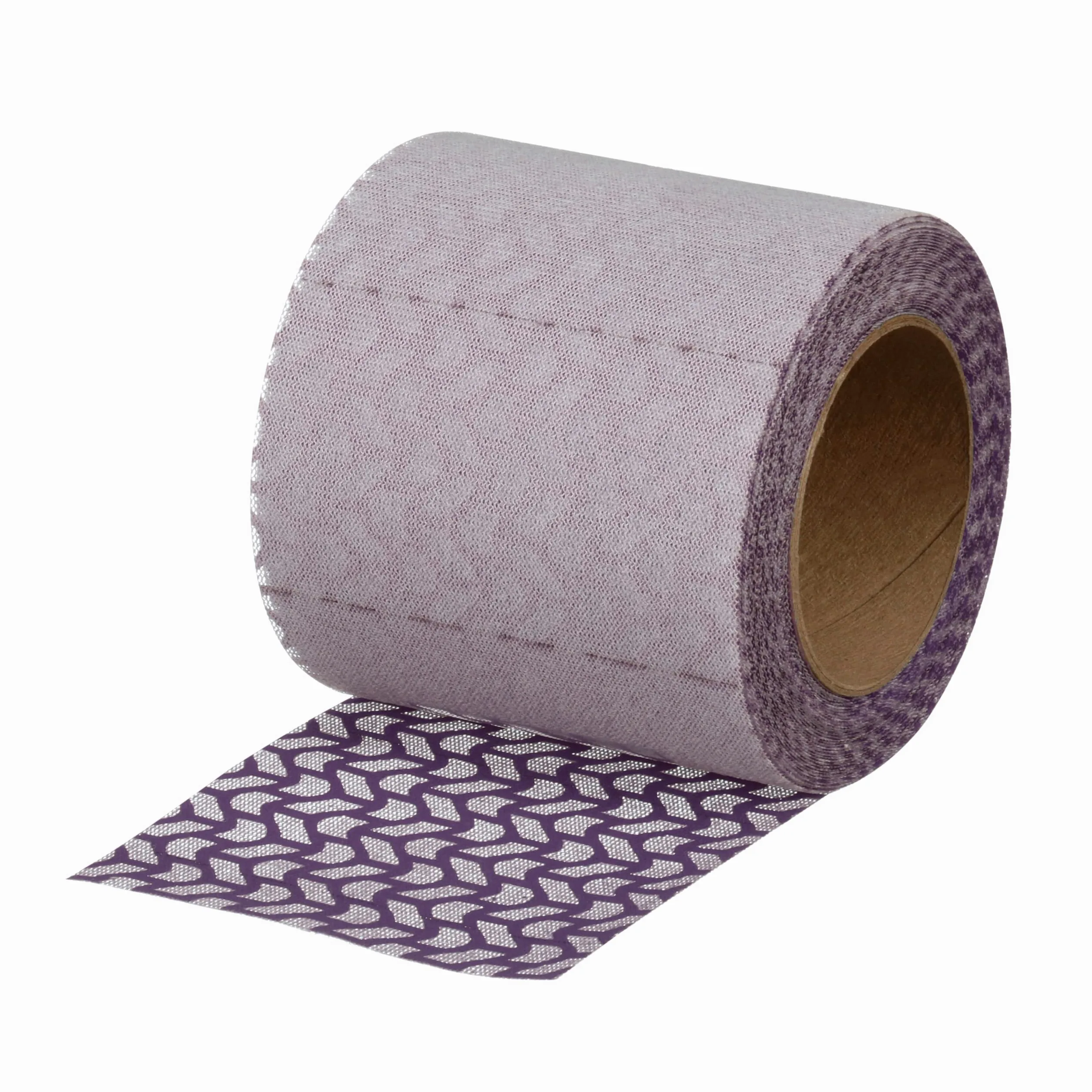 3M Cubitron II 34574 Netzpapierrolle, schnellstes Schneiden, langlebig, Staubfang, 115 mm x 10 m, Klasse 150+, violett