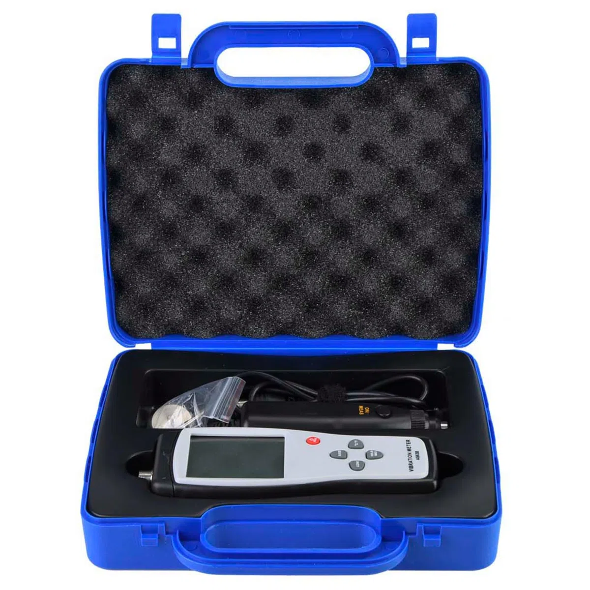 Vibrationsanalysator-Tester, LCD-Vibrationsanalysator, LCD-Vibrationstester, Messgerät, Vibrometer, Messgerät, Analysator, Vibrationstester AS63B, Analysieren Sie den Eingang