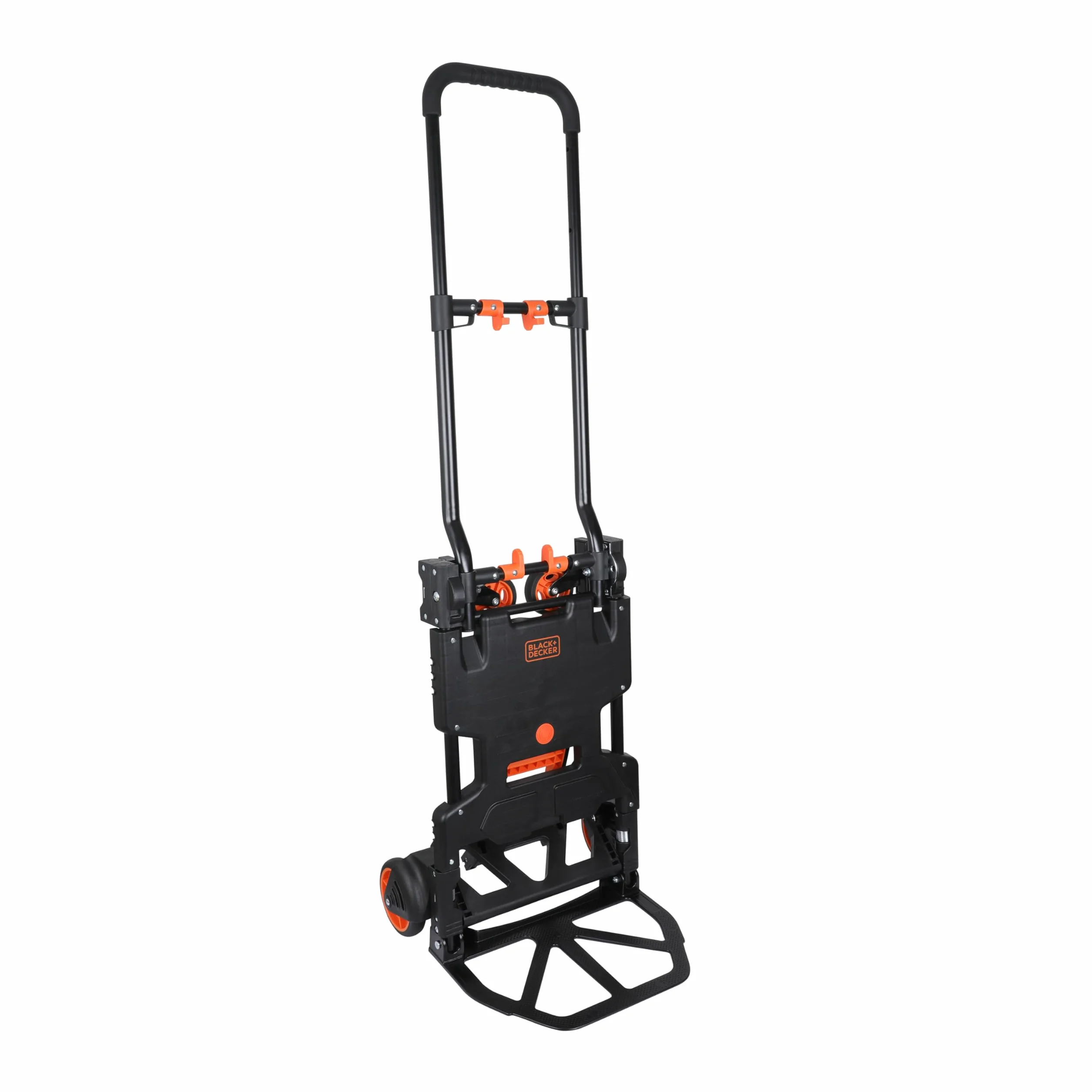 BLACK+DECKER 2-in-1 Sackkarre und Plattformwagen - Transportkarre max. 55KG - Transportwagen max. 120KG - Klappbarer Handwagen - Wagen mit robusten Rädern - Kunststoff/Stahl