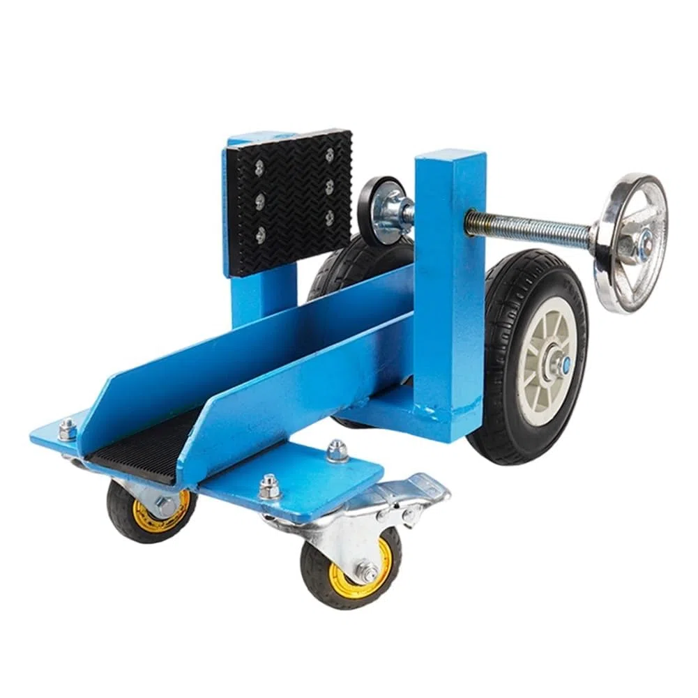 Robuster Wagen für Materialtransport mit verstellbarer Klemme und Vollgummireifen – ideal zum Laden und Bewegen schwerer Gegenstände, langlebiges und zuverlässiges Design