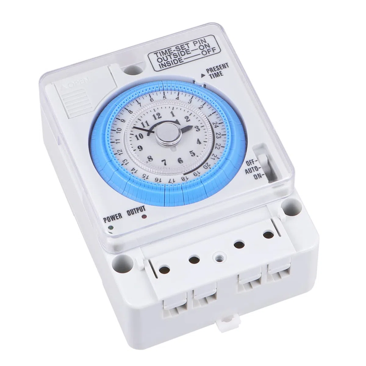 Mechanischer Timer mit Zeitschaltuhr, Pc, Weiß, Einfach zu Bedienen | Backen und Eierkochen, Mechanischer Countdown Timer, Einfache Bedienung Zufälliger Stil