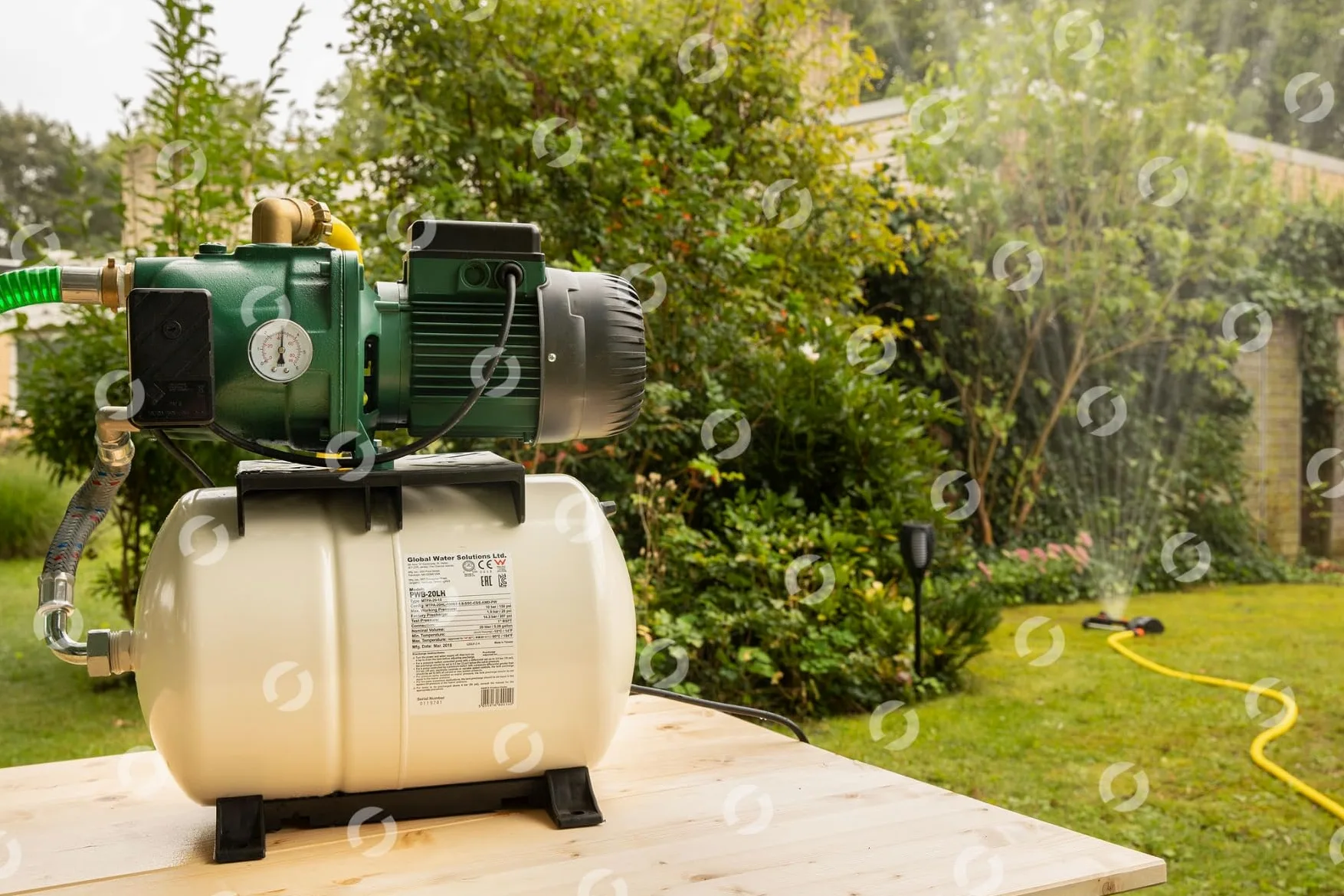 DAB Aquajet 82/20 M Hauswasserwerk - 3.600 L/Std. - 840W - Förderhöhe 47 m - Automatische Ein- / Ausschaltung - Bewässerungspumpe