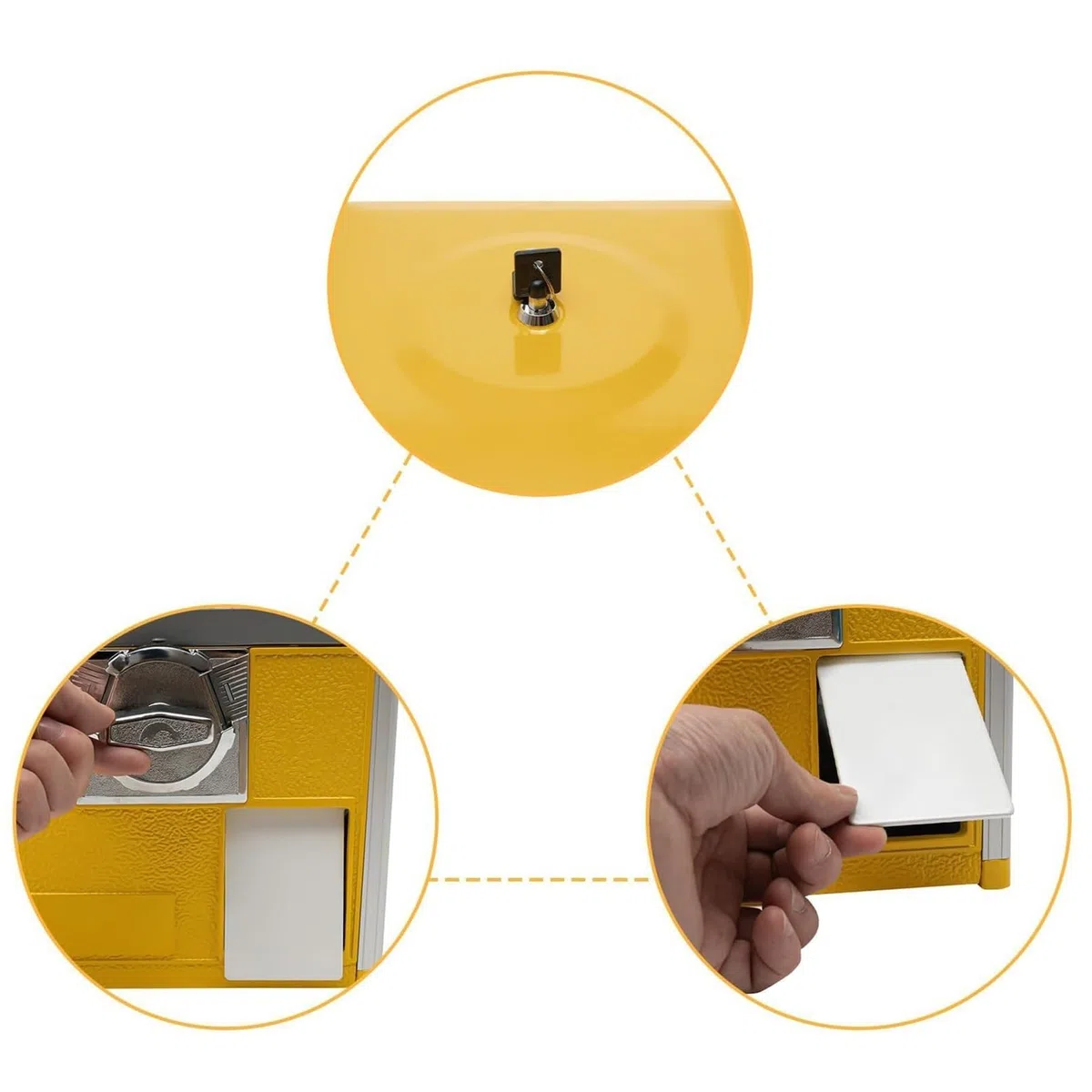 Verkaufsautomat mit Münzeinwurf,Großer Bonbon und Kaugummiautomat,Münzbetriebener Süßigkeitenautomat,Automatischer Kapsel Automat für Einzelhandelsgeschäfte,für Kapselspielzeug mit 4,5-5,5cm(Yellow,1