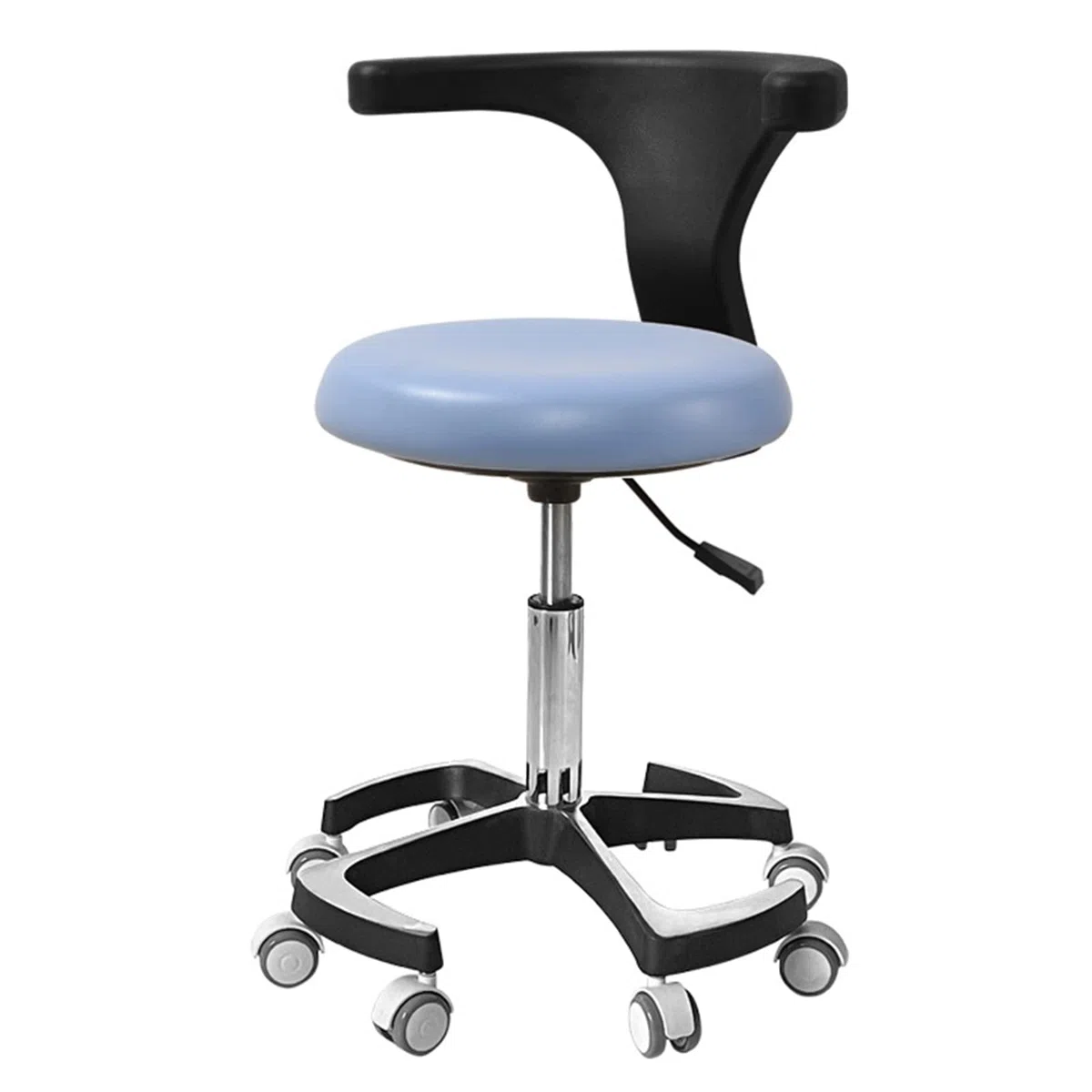 SFKLYU Assistent Zahnarzt Arztstuhl Dental Hocker Mit Rückenlehne Höhenverstellbar Für Office Medical Dentist Shop Lab Beauty Salon,A1