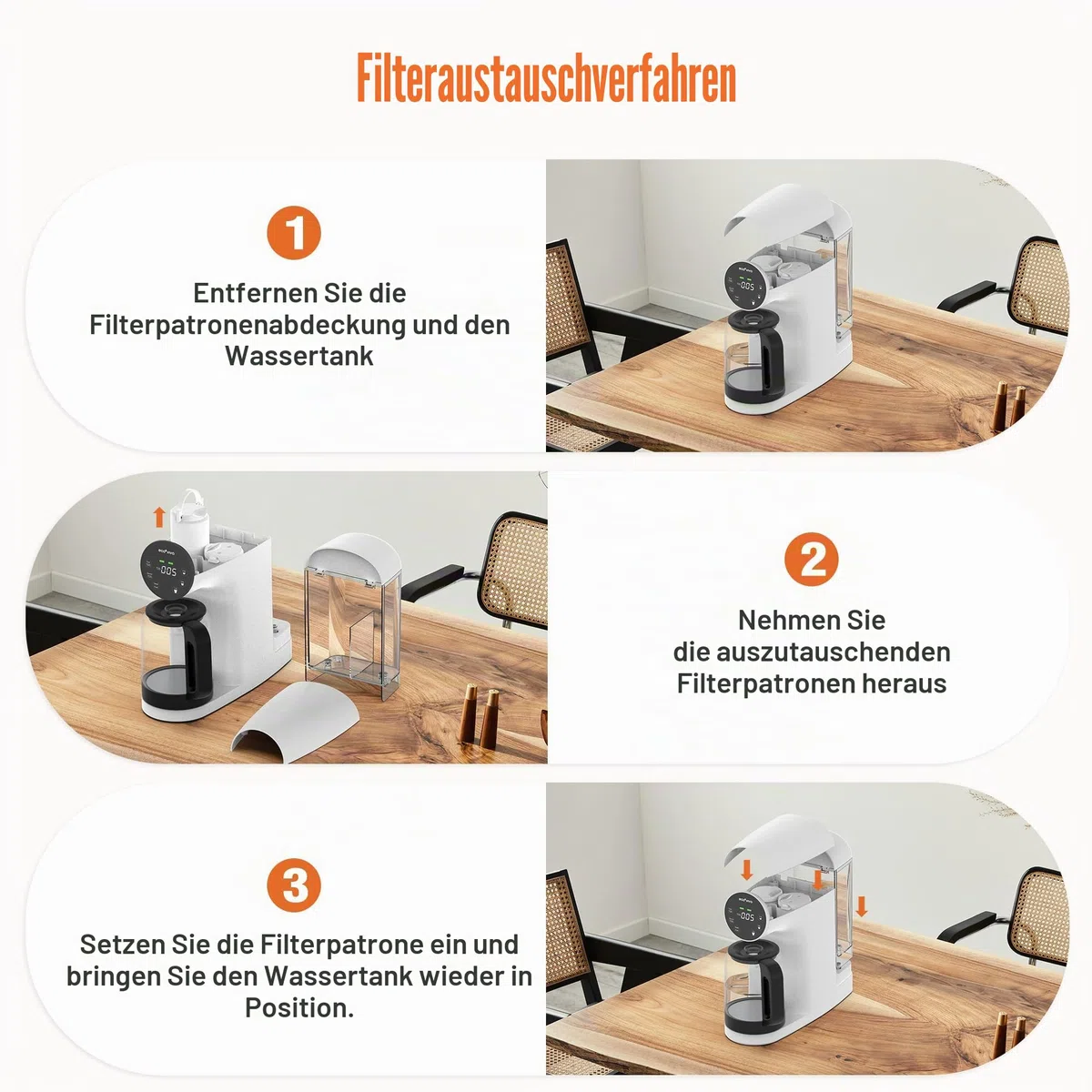 Ecoviva WP-RO-200G Umkehrosmose-Filterkartusche, 1 Packung