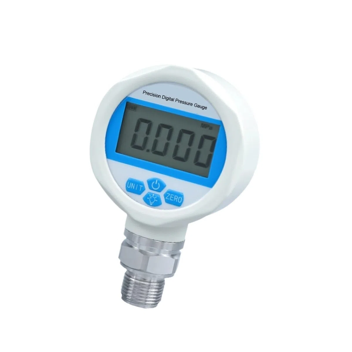 Digitales Manometer, YB60A G1/4 60 mm Compound-Vakuum-Manometer Peak Hold batteriebetrieben −100 kPa ~ 100 MPa(0-6KPA)