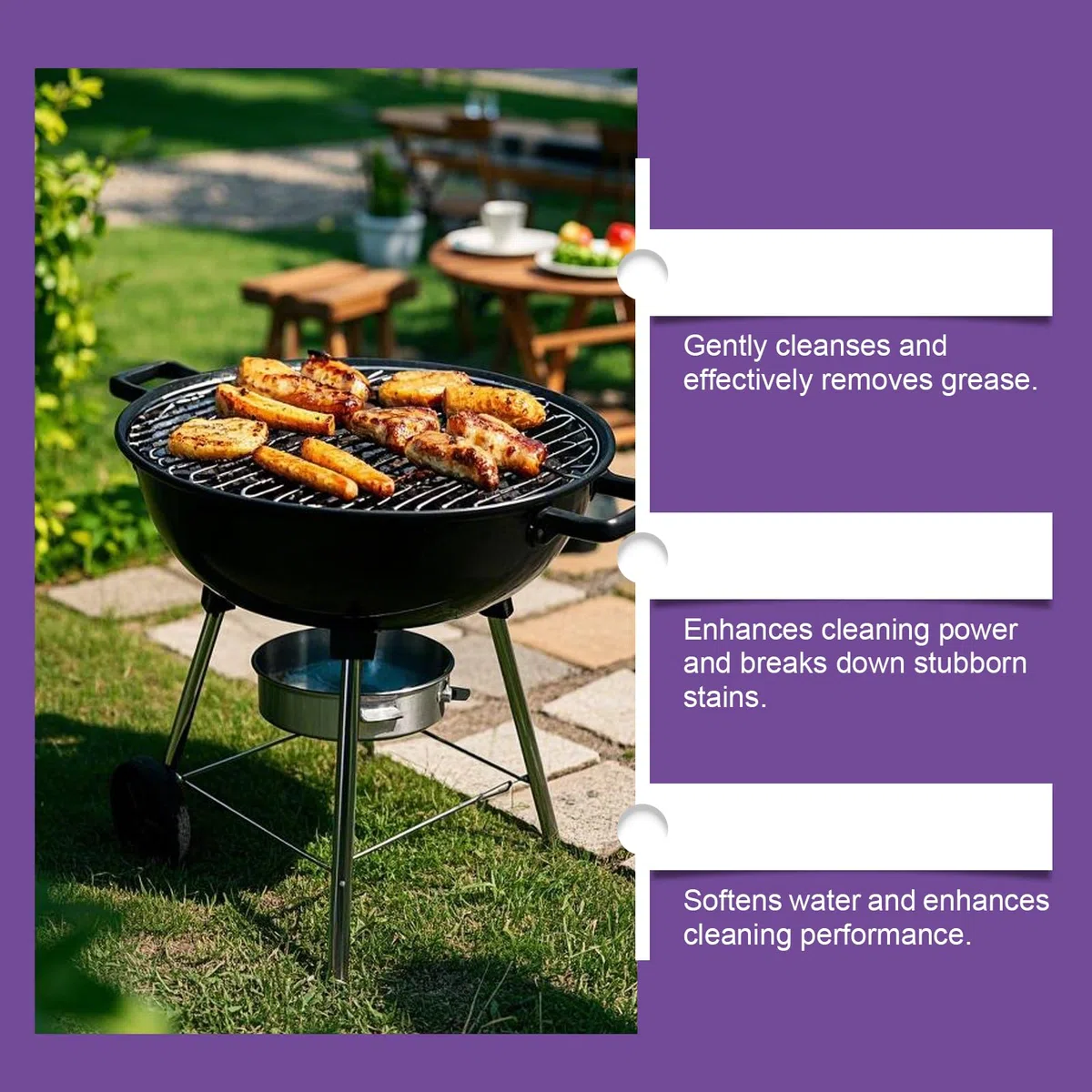 Allzweckreiniger Für Verbrannte Lebensmittel Und Fett, Multifunktionaler Fettentferner Für Außengrill, Grillreinigungsspray Für Die Küche, Easy Off Oven Cleaner Fors Home Cleanering Spray. (4PCS)