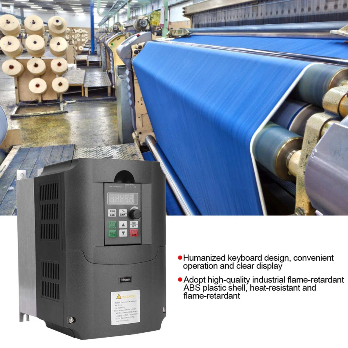 Frequenzumrichter des VFD Wechselrichters 220V 7, 5 kW Einphasen 220VAC Eingang 3 Phasen 380VAC Ausgangswandler mit variabler Frequenz