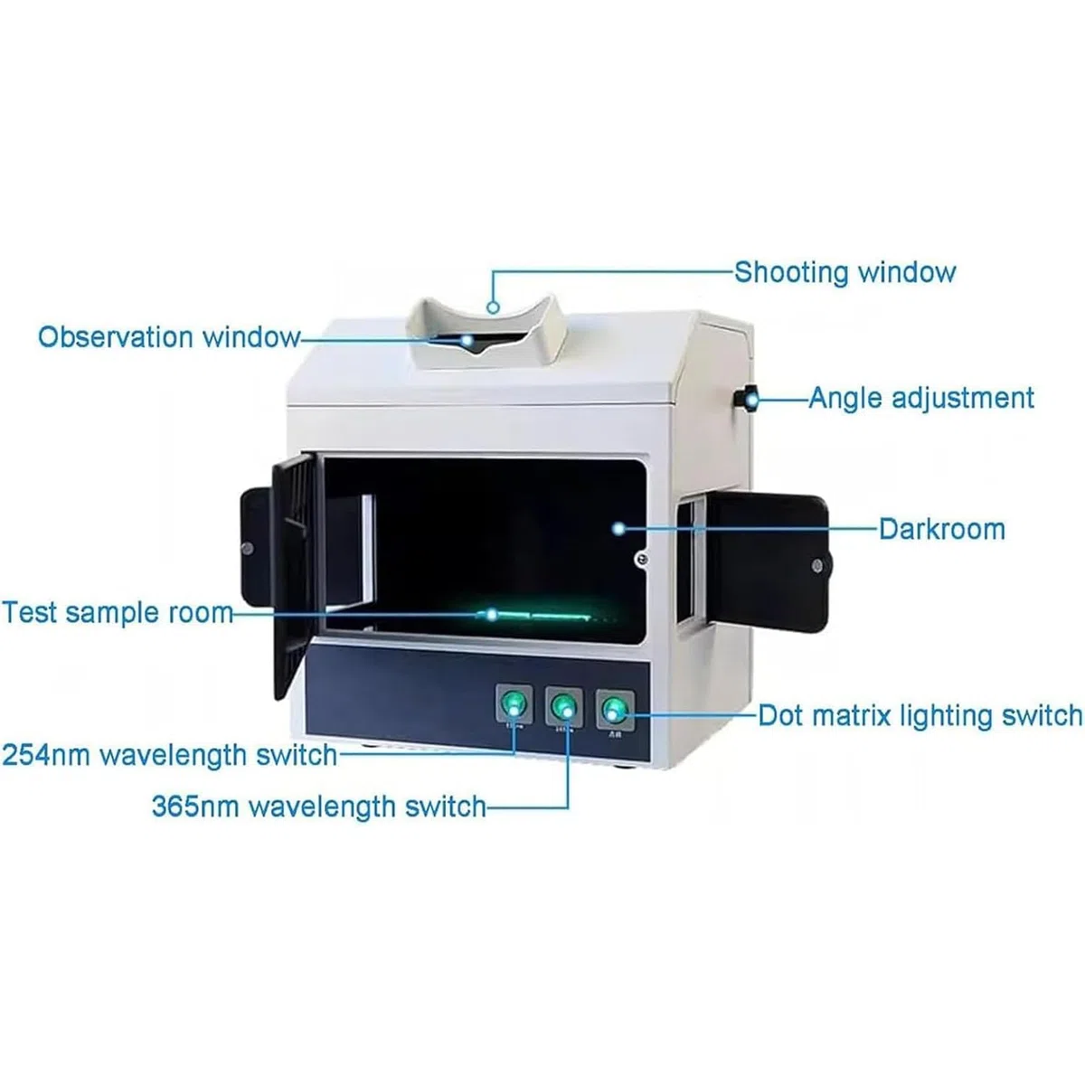 UV-Analysegerät mit Dual-Wellenlängen-Erkennung für Laborfluoreszenzanalyse