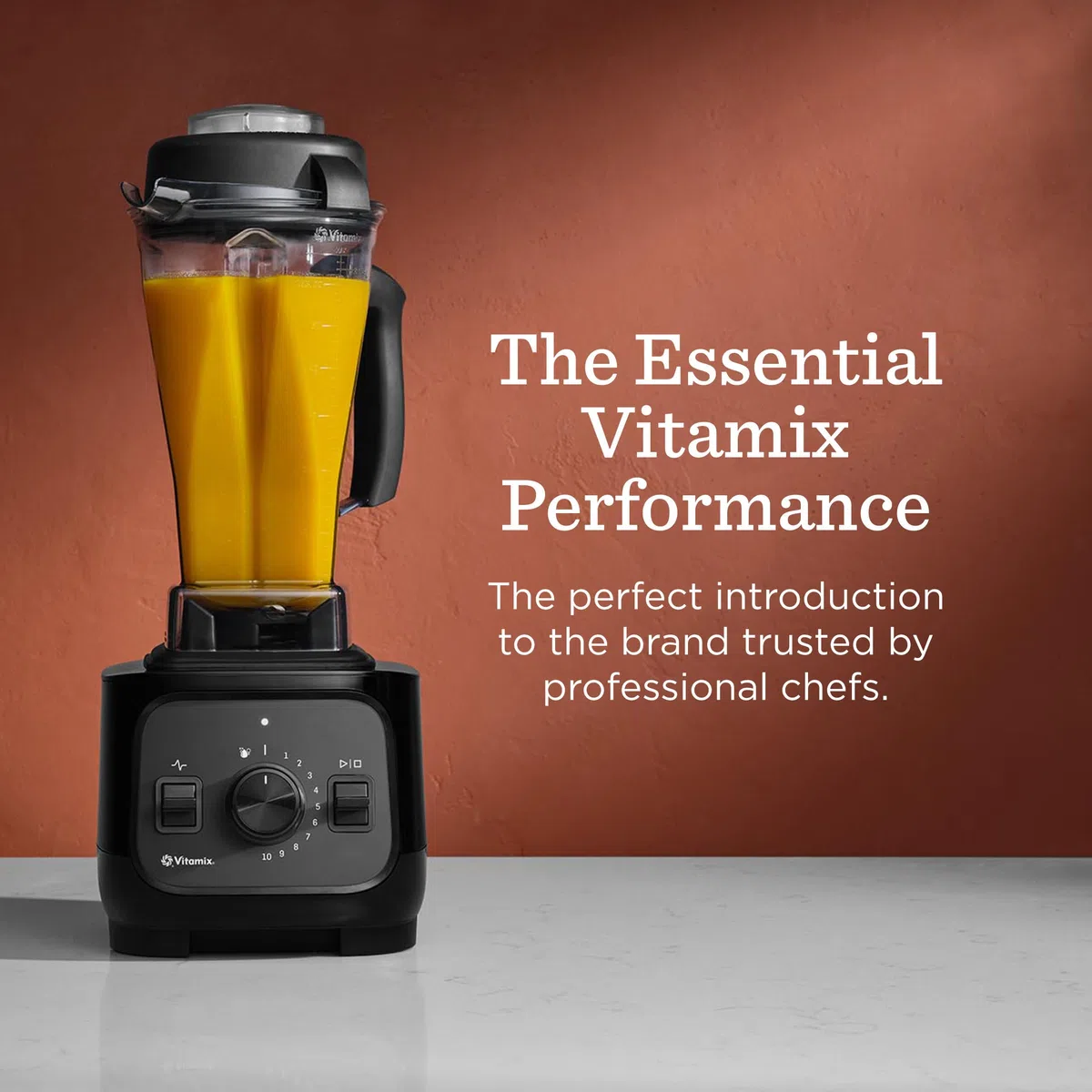 Vitamix VX1 Mixer, professioneller Küchenmixer für Smoothies, Suppen, Säfte und mehr, 10 Geschwindigkeiten, Edelstahlklingen, selbstreinigendes Küchengerät, 1,8 l klassischer Behälter, Schwarz