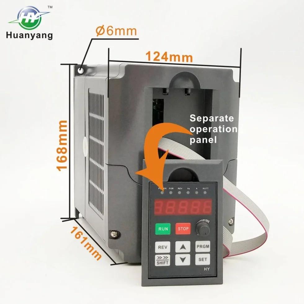 Frequenzumrichter (VFD),Computerized Numerical Control (CNC),der Motor Inverter Konverter,für Spindelmotor,Kontrolle der Geschwindigkeit,Huanyang HY –Serie (380V/1.5KW)