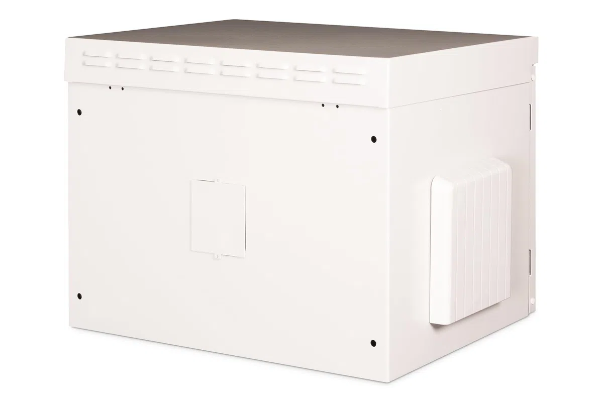 DIGITUS Outdoor Netzwerkschrank – 19 Zoll 7HE – 450 mm Tiefe | 342 mm Nutztiefe – Traglast 100kg – Schutzklasse IP55 – Abschließbar – Grau