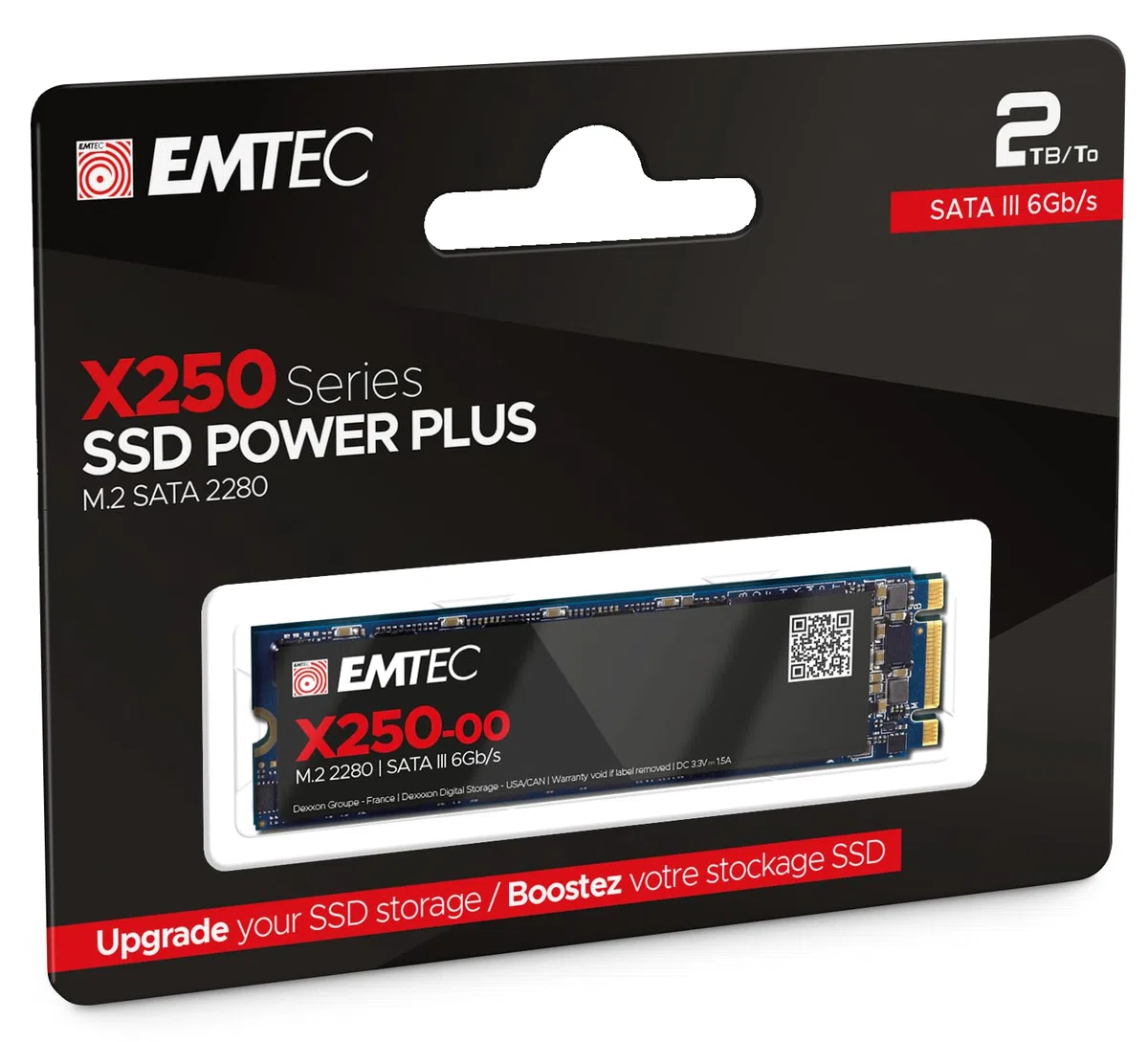 Emtec X250 M.2 2 to Série ATA III 3D NAND