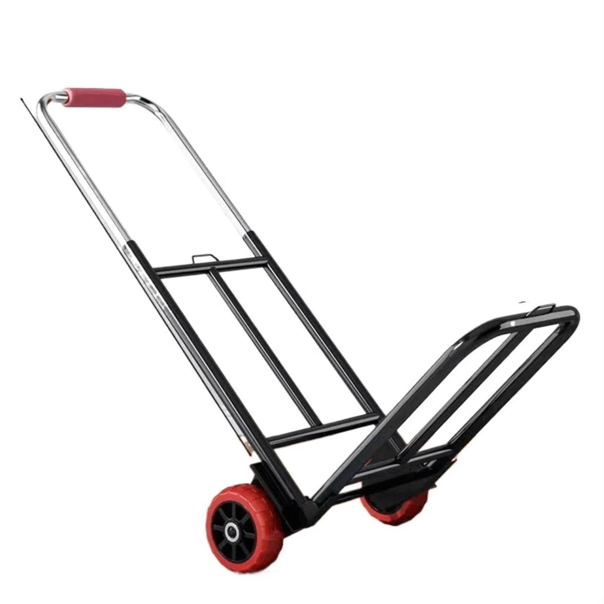 Gepäcktrolley, Mehrzweck-Handkarre mit 3 elastischen Seilen, verstellbar, zusammenklappbar, 70 kg, for Reisen im Freien, Lebensmitteltransport