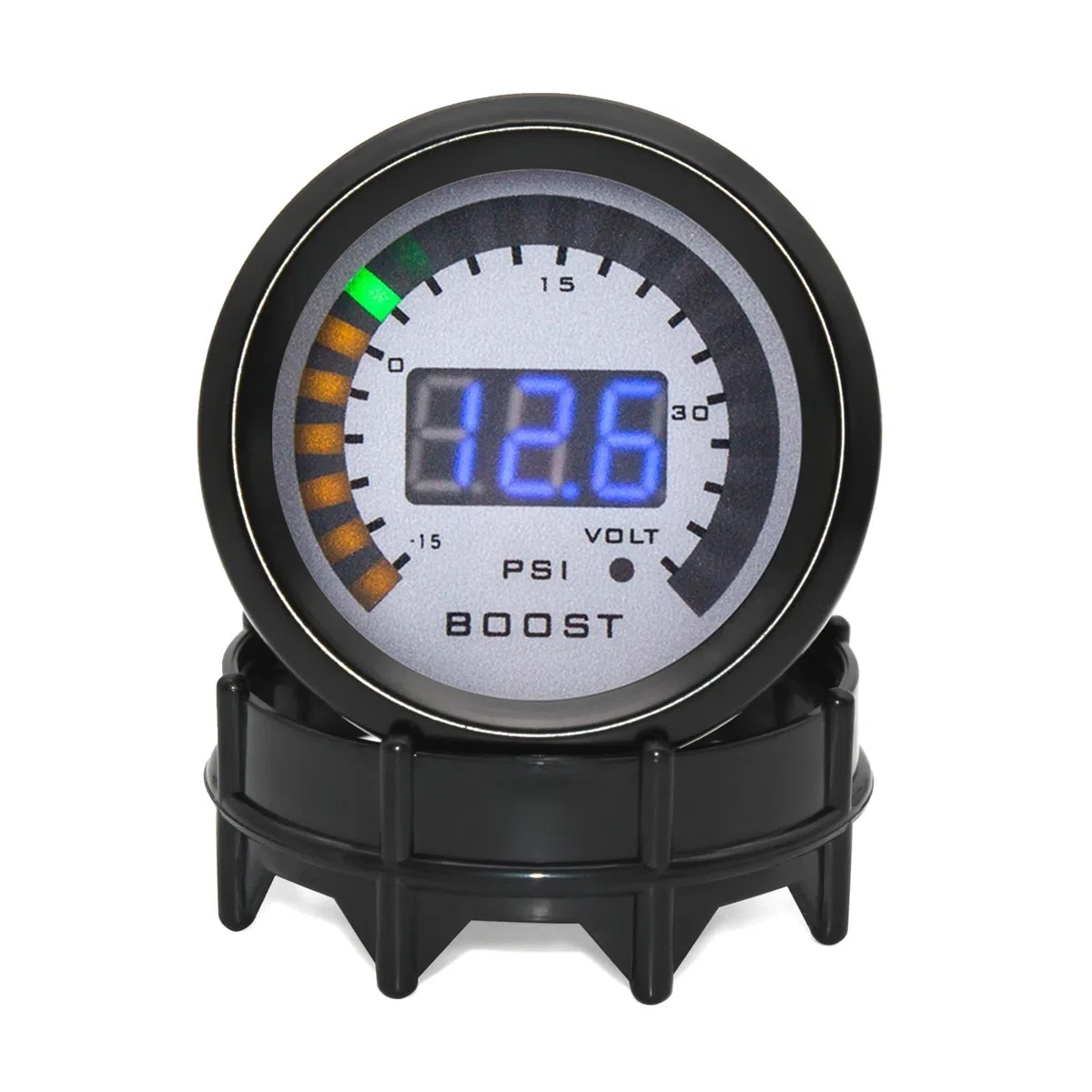 Druckregler, HD-Ladedruckanzeige, digital, PSI, Bar, Turbo-Ladedruckanzeige, Voltmeter, 52 mm, 12 V, LED, Turbo-Druckregler, Racing-Kit(Boost gauge bar)