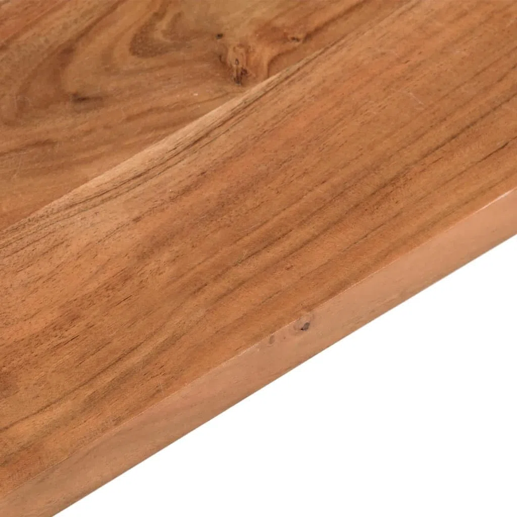 vidaXL Tischplatte, Holzplatte Rechteckig, Massivholzplatte für Bartisch Beistelltisch Esstisch, Ersatztischplatte, 180x20x2,5cm Akazienholz