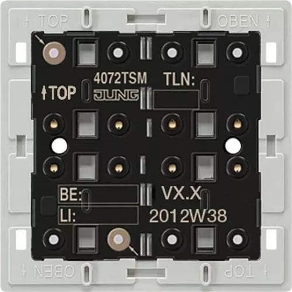 Jung 4072TSM KNX Tastsensor-Modul Busankoppler Standard 1-4fach