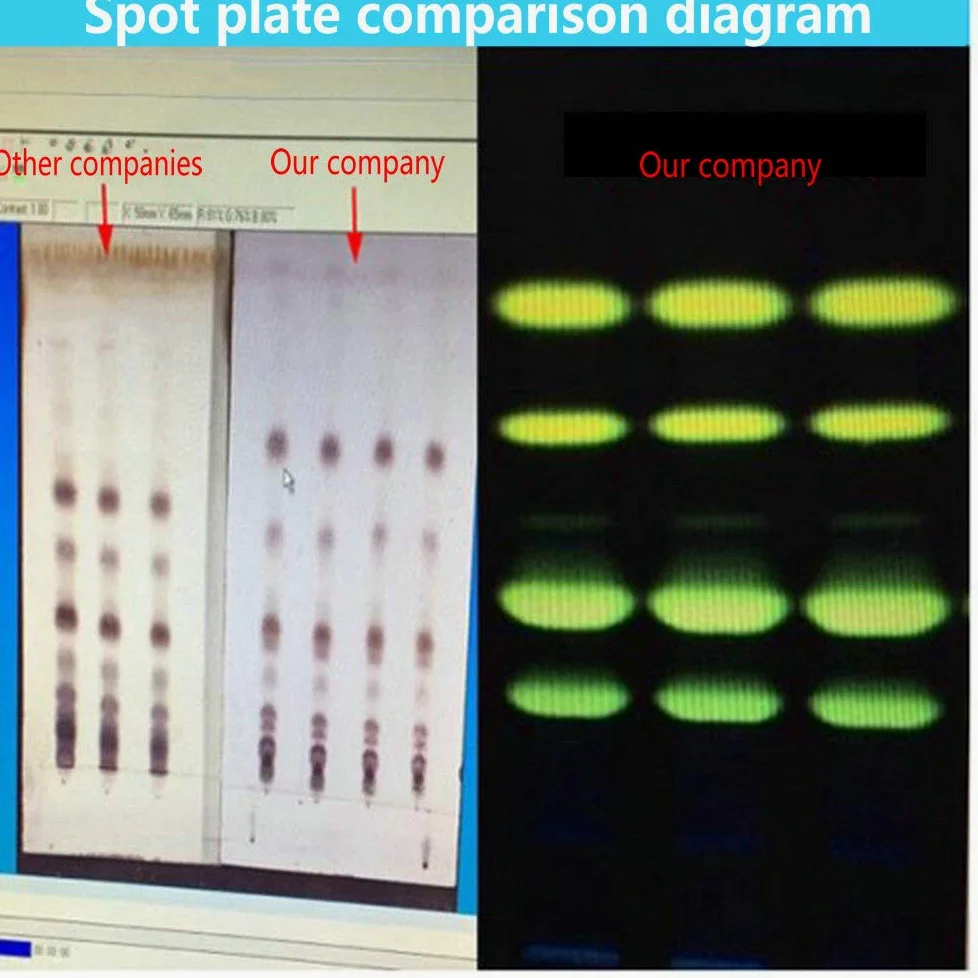 TLC Plates 60 F254 Aluminium-Silikagel, 2,5 x 7,5 cm, 80 Stück