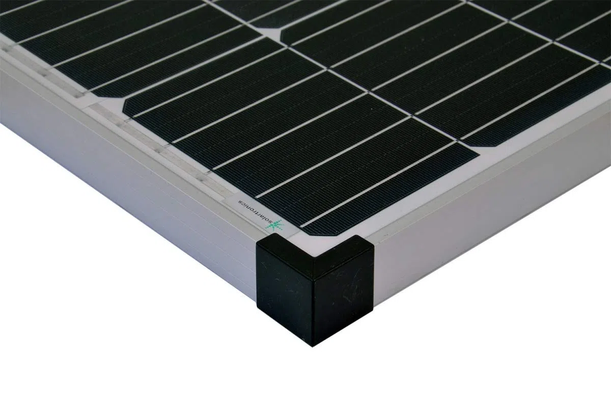 SOLARTRONICS Inselanlage Komplettset: 2x 100W monokristalline Solarmodul + 20A Laderegler + PV Kabel + Solar Y-Stecker