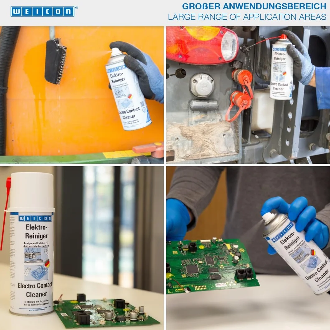 WEICON Elektro-Reiniger 5 L, Kontaktreiniger für Elektronik, Platinenreiniger, Leiterplattenreiniger