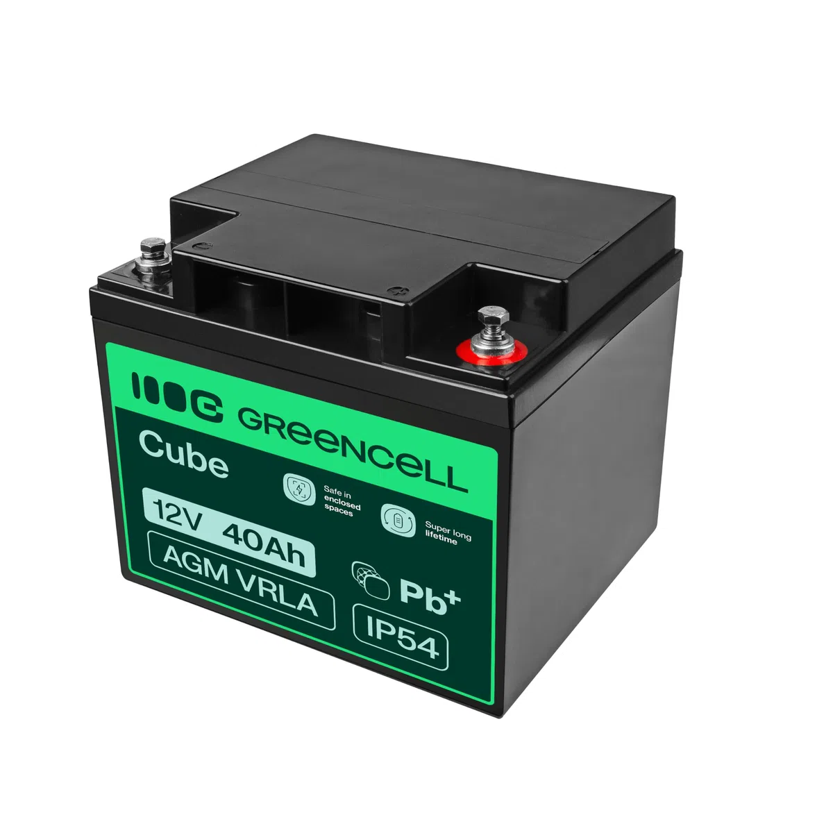 Green Cell AGM 12V 40Ah Akku VRLA Blei-Batterie Bleiakku Ersatzakku Gelakku Akkubatterie Zyklenfest Unbemann Caravan Photovoltaik Rollstuhl Solarspeicher Solarbatterie Solarpanel Wohnwagen