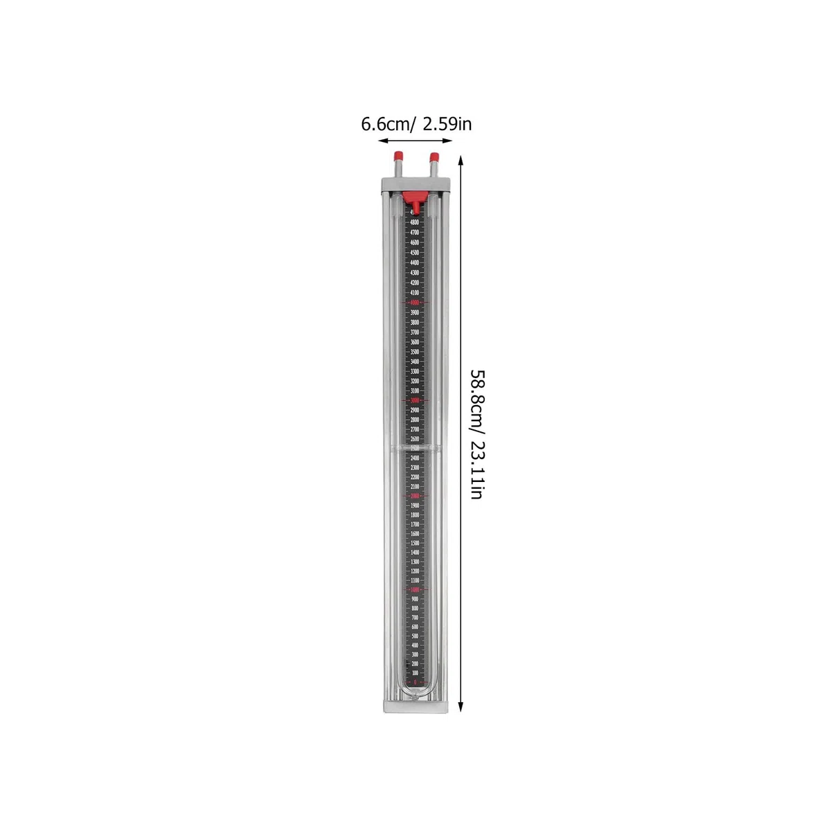 Mikinona U-Rohr-Manometer: Gasdruckmessgerät, Wassersäulenmesser – Vakuumdruckanzeigegerät, U-förmiges Manometer zur Messung von 0–5000 Pa