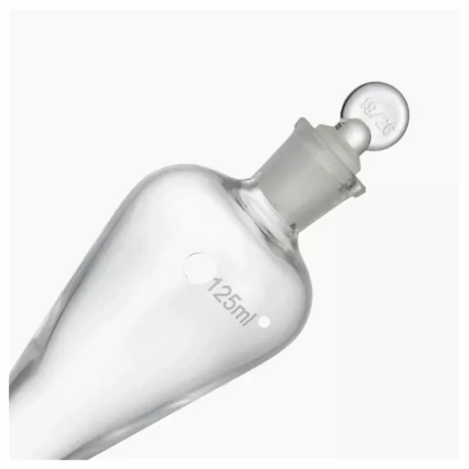 1 x Laborglas, birnenförmig, konischer Trenntrichter, Laborglas(60ML)