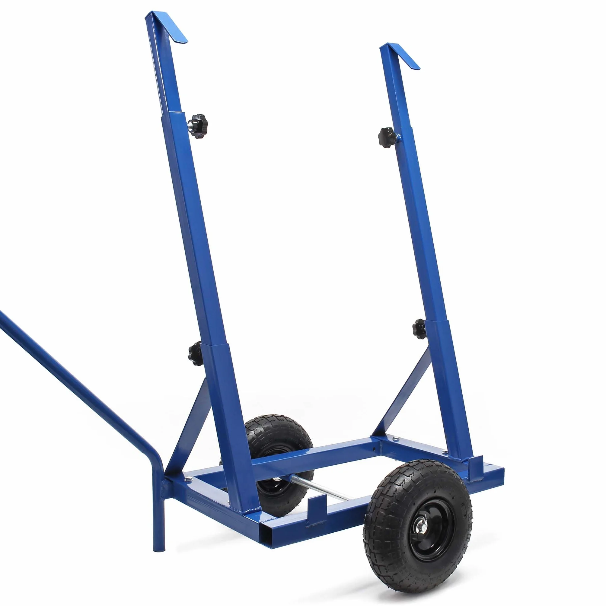 XPOtool Plattenkarren bis 200 kg höhenverstellbar, 2 Luftreifen, Stahl Plattenwagen zum Transport großflächiger Platten u. v. m.