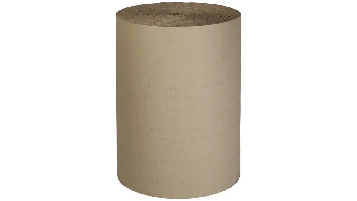 packster 4x Rollenwellpappe Wellpapprolle 80cm 70lfm Braun C-Welle Wellpappe Verpackungsmaterial für sicheren Versand & Lagerung