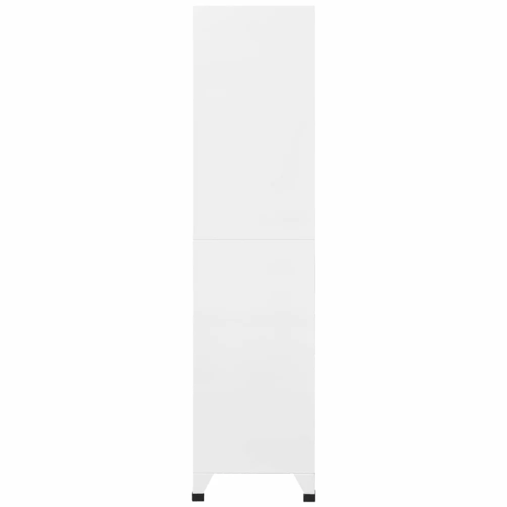 vidaXL Umkleideschrank mit 12 Fächern Lüftungsöffnungen Schließfachschrank Stahlschrank Schrank Wertfachschrank 90x45x180cm Grau Stahl