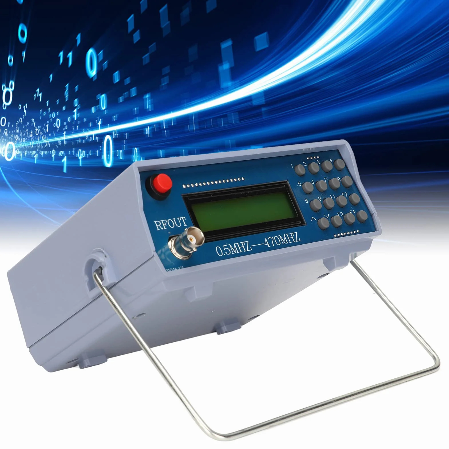 0,5 MHz Bis 470MHz Signal Generator, FM Radio Intercom Signal Generator Zähler, -70 Bis 132dB Frequenz Messer Tester für Luftfahrt/drahtlose Kommunikation/Fertigung