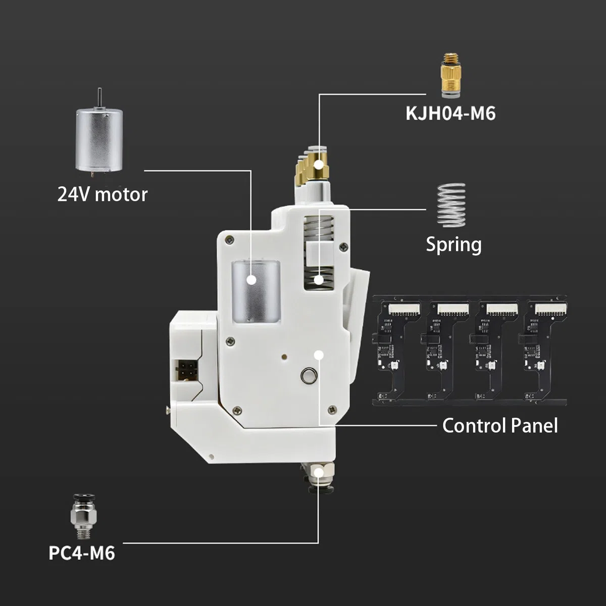 BMCU 370C Automatische Nachfüllung Farm Hall Sensory Bidirektionaler Farm Hall Sensorischer Ersatz für 3D Druckerzubehör Automatische Nachfüllung