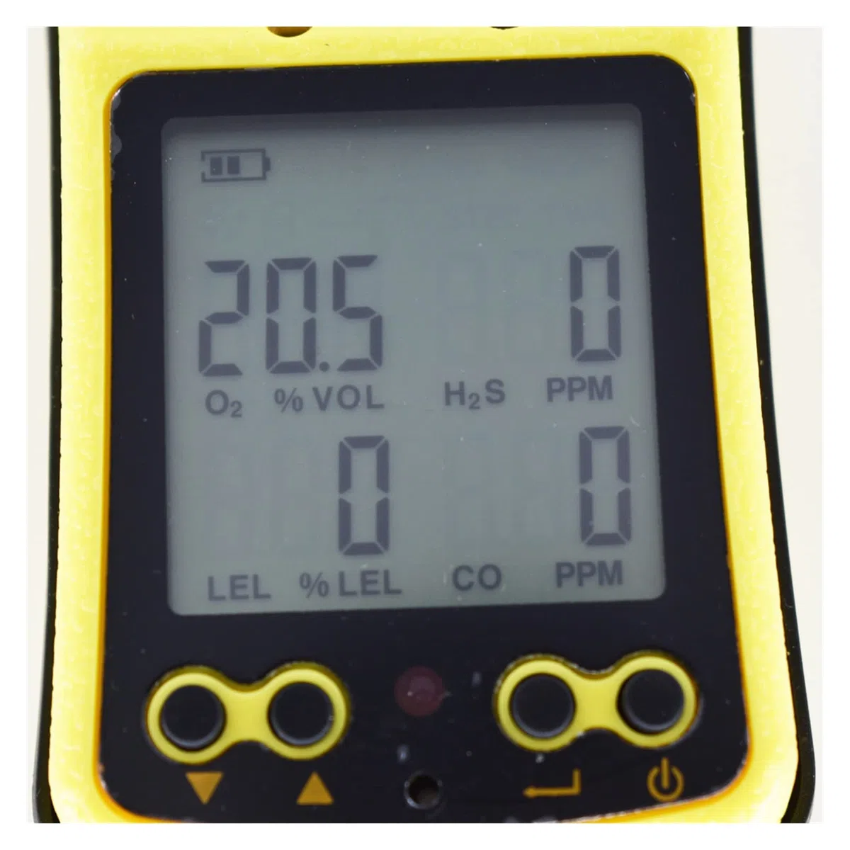 Gaswarngerät, Smart Sensor AS8900 Tragbarer Multi-Gasdetektor Monitor 4 in 1 O2 H2S CO Brennbares Gas Sauerstoff Schwefelwasserstoff Kohlenmonoxid